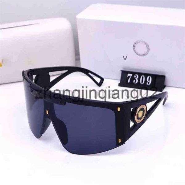 

designer versage sunglass cycle luxurious fashion woman mens european and american high value travel cycling summer glasses243m, White;black