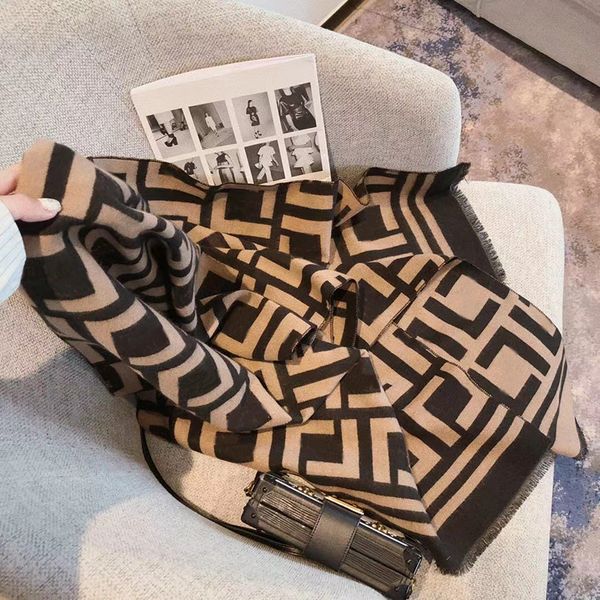 

Letter hijab Echarpe Echarpe Men Scarves Scarf Winter Designers Double F Fashion Classic Women Versatile Gift Shawl Neck Wrap C ashion