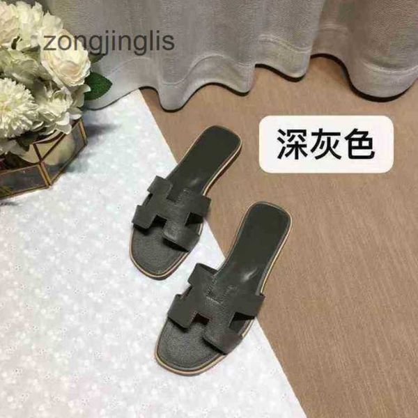 

organ herr sandal slippers women 2023 designer bear shoes designer oran slipper summer wear leater flat beac one 4y73