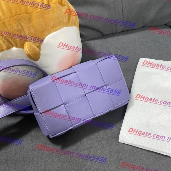 

shoulder bag fashion woven leather shoulders bag luxury designer medium women's cross body waist bags purse2993