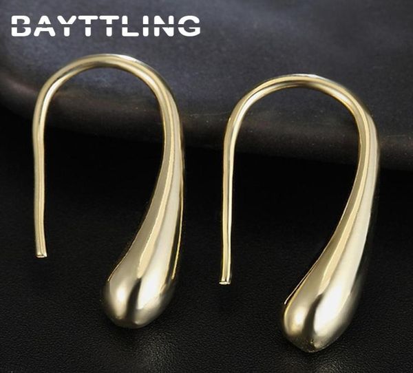 

sterling silver goldblackrose gold mini water dropteardropraindrop earrings for women fashion jewelry gift stud6987124, Golden;silver