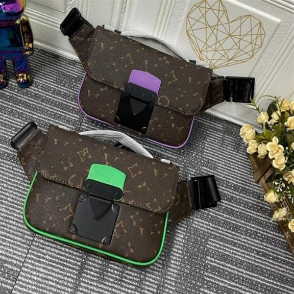 

waist bags s lock sling bumbag designer fanny pack crossbody shoulder belt bag luxury handbag mens womens monograms macassar genui2892
