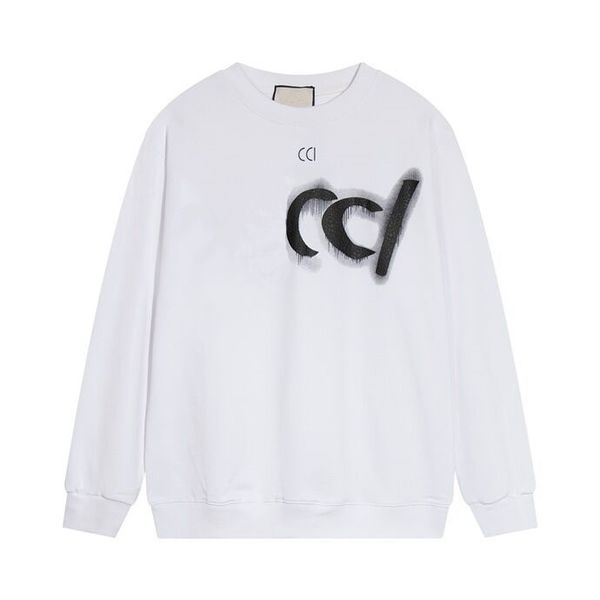 

2023s autumn and winter craft jacquard letter logo fashion long sleeve sweater student casual fleece hoodie l10-124, Black;brown