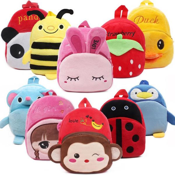 

jessie kicks fashion kids backpack 3d cartoon print plush children school bags support qc pics before shipment227l