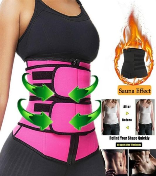 

waist trainer women slimming sheath abdomen shaping pants shaping pants sweat corset workout adjusting postpartum recovery belt2975420691, Black;gray