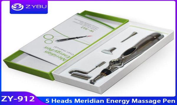 

new arrival massager 5 heads electronic acupuncture massage pen meridian energy heal massage body health massage meridian energy p3672368