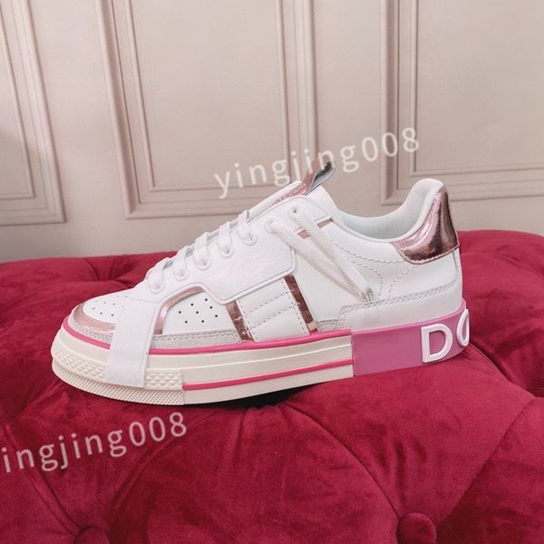

luxury designer men women open sneakers casual shoes platform vintage black white pink beige sports breathable trainers mens shoe size 35-45