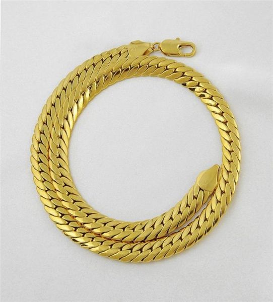 

necklaces pendant retails massive 18k yellow gold filled filled 24quot 10mm 85g herringbone chain mens necklace gf jewelry76782912206588, Silver