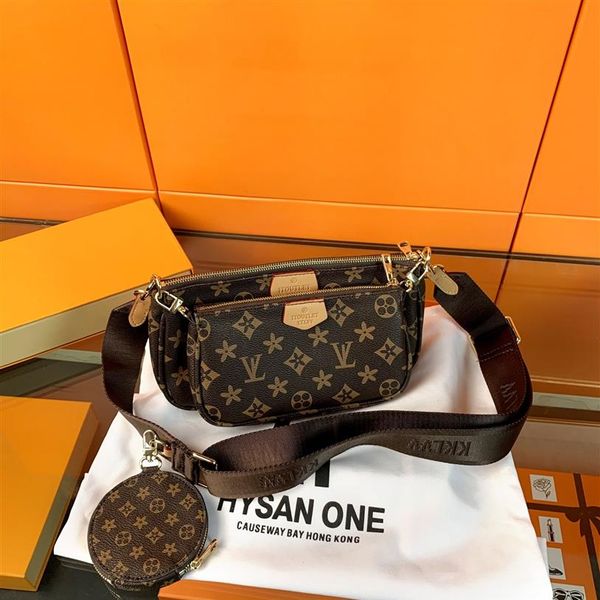 

6 colors shopping bags lattice 3pcs new fashion women handbags ladies designer composite bags lady clutch bag shoulder tote female300a