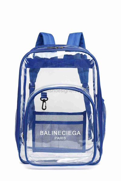 

2023 sell backpack transparent backpack fashionable designer bag printable waterproof bag creative travel clear jelly bagsstylishdesignerbag