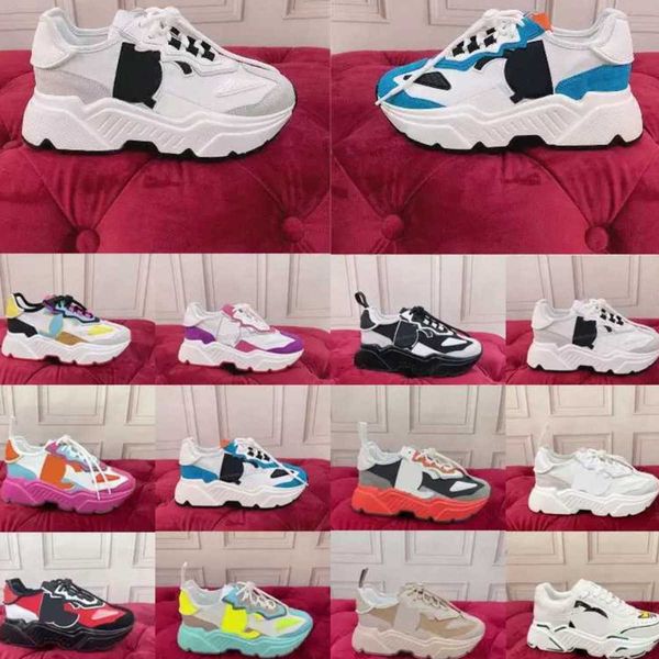 

2023 designer shoes designer brand men womens platform casual shoes daymaster stitching material women dg gabana dolces and gabbanas sneaker, Black