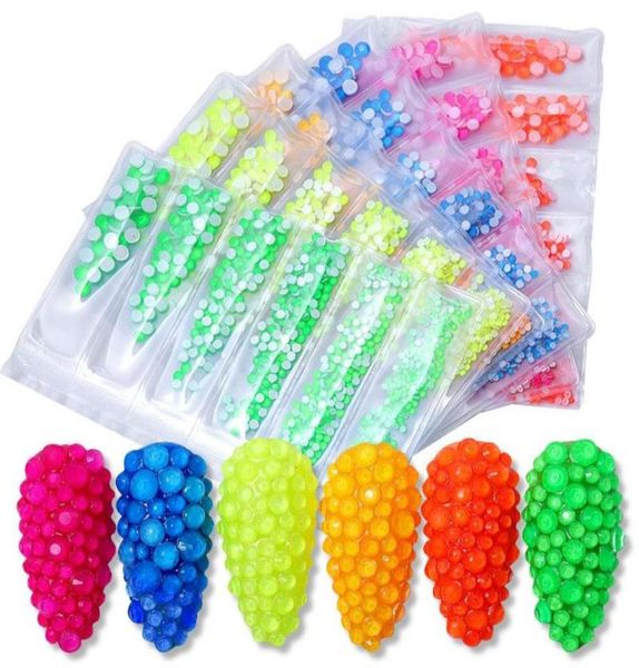 

1pack mix size ss6ss20 crystal fluorescence nail art rhinestones 3d flatback gems glitter nail decorations manicure accessories9368486, Silver;gold
