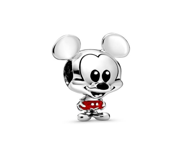 

authentic ale 925 sterling silver mouse red trousers charm beads 2020 new diy designer charms for fashion jewelry making charmes b4285208, Black