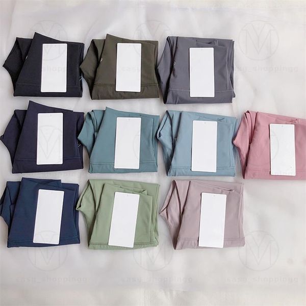 

yoga outfit womens designers solid color leggings pant high waist leg clothes aligns yogas pants sports elastic fitness overa291j