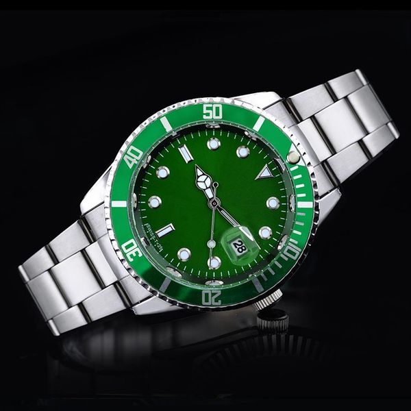 

latest fashion automatic date luxury fashion men and women of the steel belt movement quartz clock men watch219b, Slivery;brown