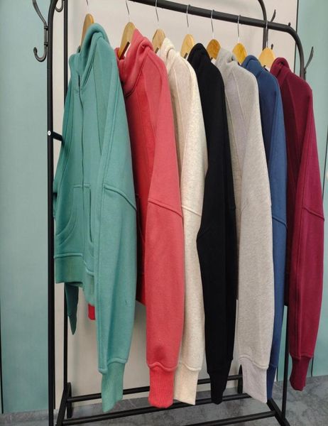 

womens hoodies sweatshirts scuba yoga zipper jacket hooded designer sportwear pullover running gym coat outdoor fleeces thick5413552