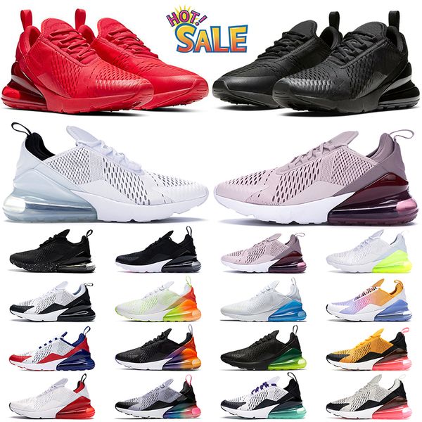 

sports 270 270s running shoes mens trainers triple black core white red barely rose cactus men women outdoor sneakers trainers