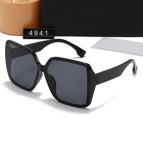 

2023 mens women designer sunglass summer men sun glasses goggle popular eyewear with box 5 colors highly quality3144, White;black