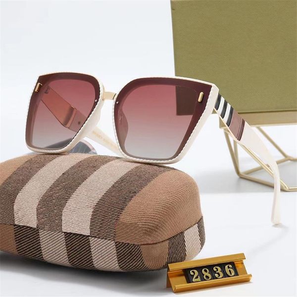 

women sunglasses polarized designer sunglasses for man side stripe traveling beach protective sun glasses 5 colors249t, White;black