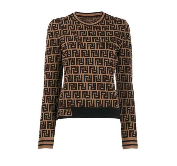 

autumn womens sweaters pullover letrter sweatshirts knitting high end jacquard knitted sweater ccoats s  l, White;black