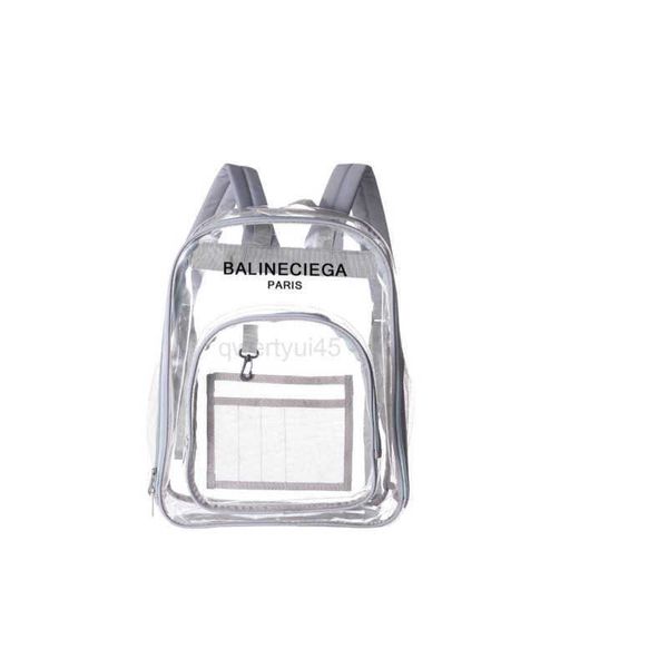 

2023 sell backpack style transparent women backpack printable waterproof bag creative travel clear backpack jelly bagsqwertyui4501