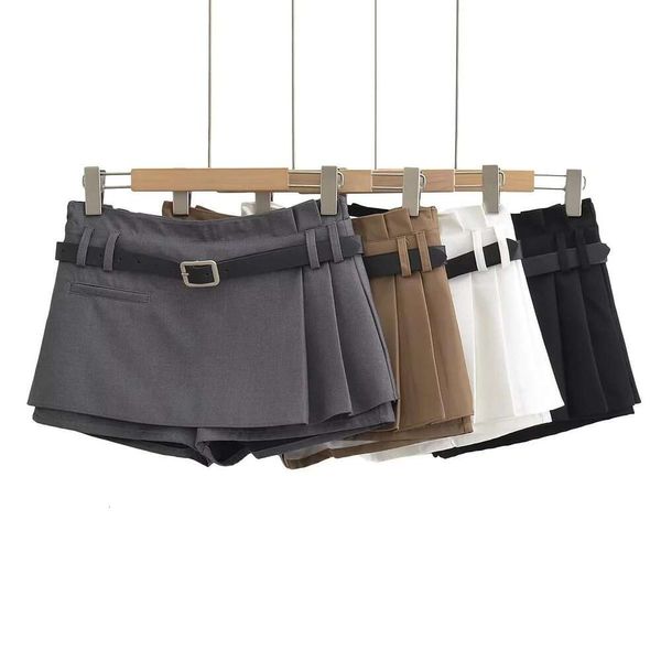 

item title high waisted suit skirt for women summer a line underwear anti revealing hip, Black