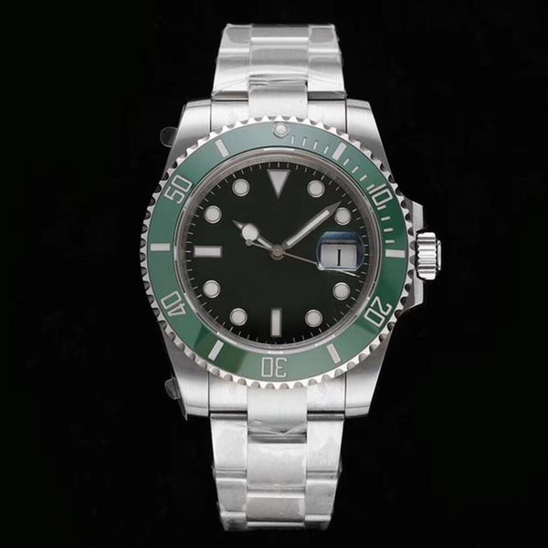 

classic mens watch automatic mechanical watches 40mm stainless steel strap ceramic case fashion business for men wristwatch montre312v, Slivery;brown