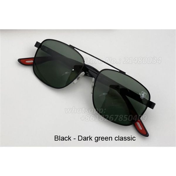

new men's metal frame sunglass famous brand sport sun glasses aaaa quality ladies glasses uv400 oculos de sol gafas 54mm glas240f, White;black