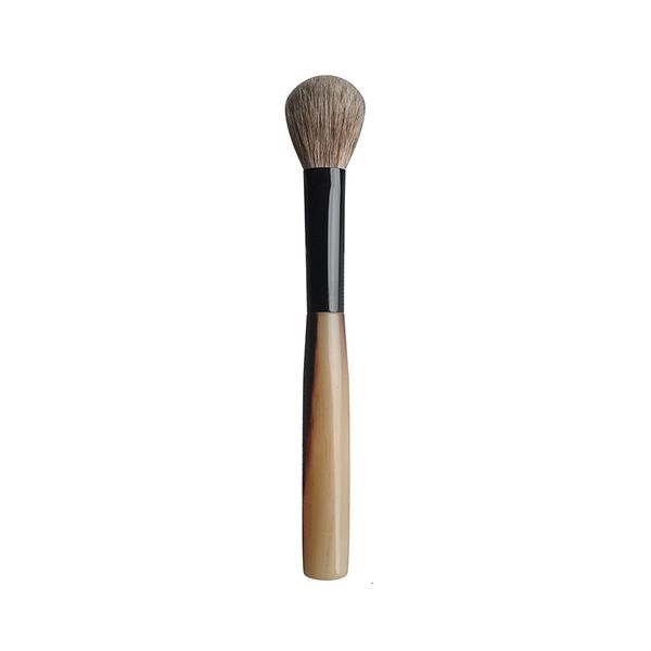

makeup tools professional handmade brushes dl16 red squirrel goat hair small flat blush brush ox horn handle make up 230822