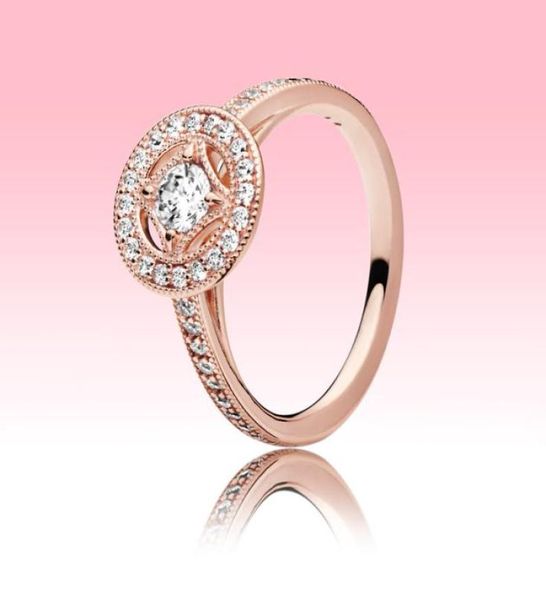 

rose gold plated wedding ring summer jewelry for p real 925 silver cz diamond engagement rings with original box2457804, Slivery;golden