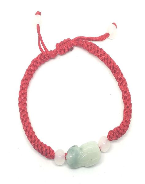 

natural jade handwoven rope adjustable bracelet fashion temperament jewelry gems accessories gifts whole5212778, Black