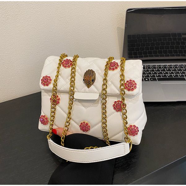 

evening bags womens handbag british style luxury design shoulder eagle head diamond messenger fashion senior ladies bag 230823