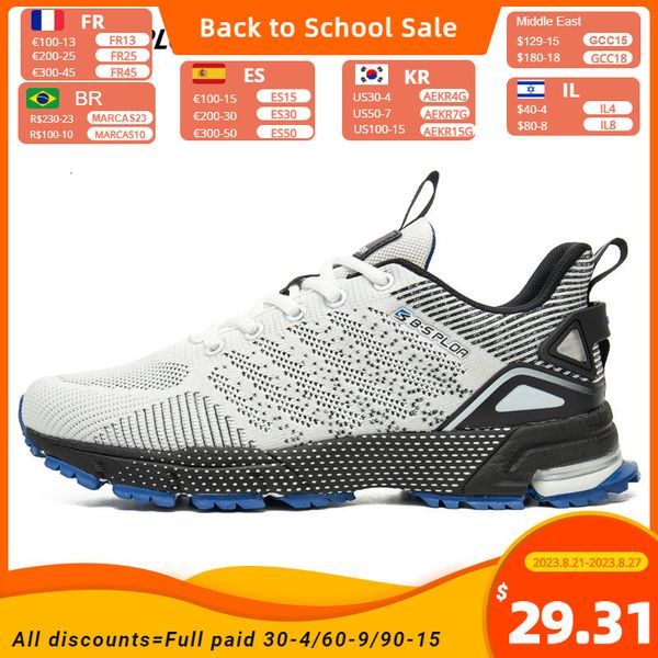 

height increasing shoes baasploa men running shoes professional non-slip running shoe sneakers men outdoor mesh surface breathable basketbal, Black;white