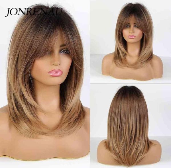 

synthetic wigs jonrenau women039s wig natural wavy long hair taupe party daily use black and white 21081350741935328687