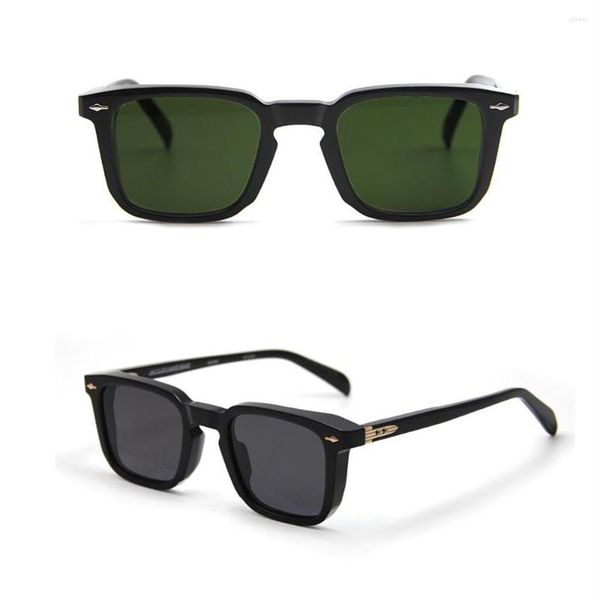 

sunglasses jacques retro vintage square acetate frame prudhon men marie women custom optical myopia color lens239g, White;black