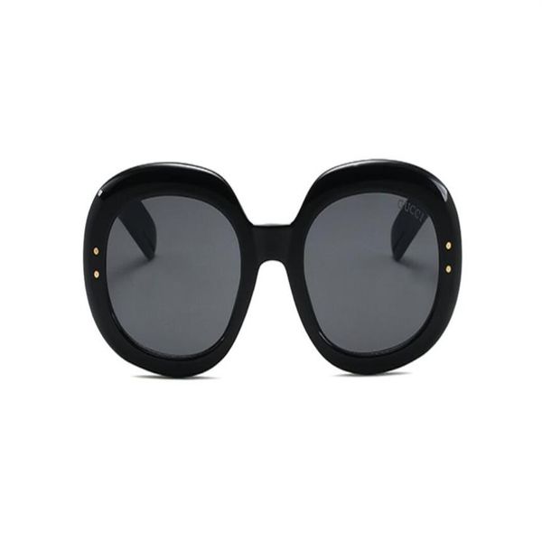 

design sunglasses women men designer fashion metal oversized sun glasses vintage female male uv400323i, White;black