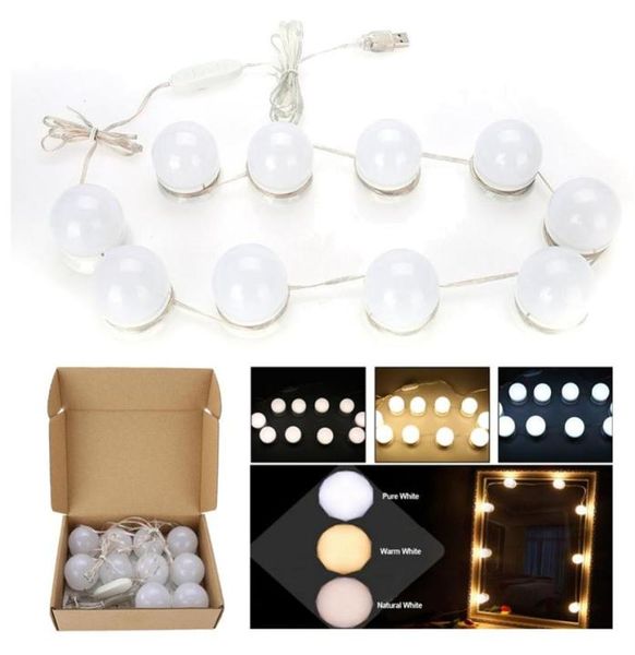 

makeup mirror vanity led light bulbs kits usb charging port cosmetic lighted bulb adjustable make up mirrors brightness lights253k5028573