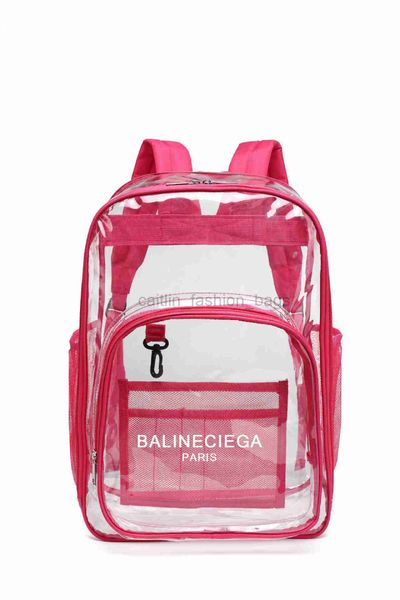 

2023 sell backpack transparent backpack fashionable printable waterproof bag creative jelly bags travel clear backpack caitlin_fashion_bags