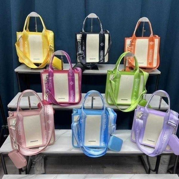 

fashion shopping women's handbag tote bag luxury canvas handheld wide suspenders with mini wallet large capacity crossbody bag