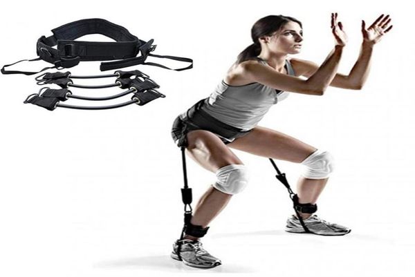 

resistance bands fitness bounce trainer pull rope basketball football running vertical jump legs strength agility train3561848