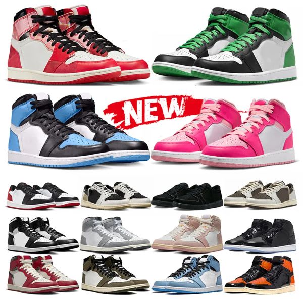 

1 1s low mid high basketball shoes men women light smoke grey fierce pink black toe panda reverse mocha olive unc toe phantom lost gjx