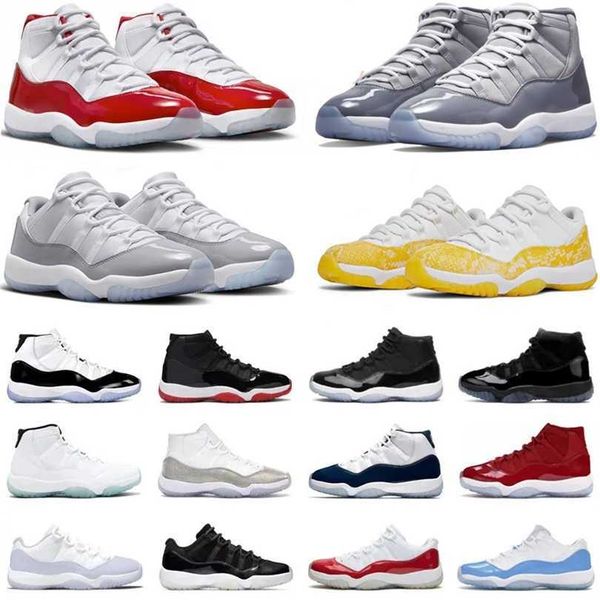 

jumpman 2023 11s basketball shoes cement grey cherry cool grey midnight navy 11 concord gamma blue jubilee legend trainers sports sneakers h