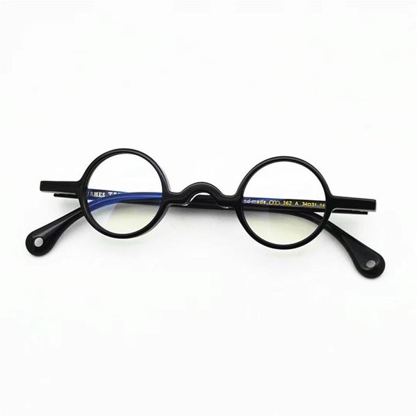 

james tart 362 optical eyeglasses for retro style anti-blue light lens plate round full frame with box292c, White;black