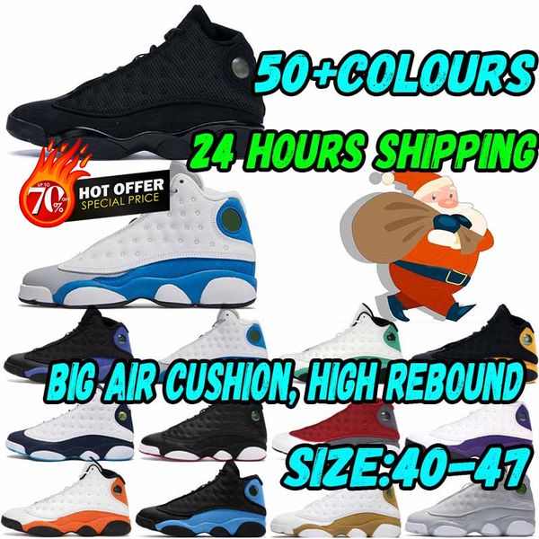 

2023 jumpman 13 13s men retro basketball shoes unc brave blue del sol obsidian court purple red flint playoffs black cat hyper royal sport s