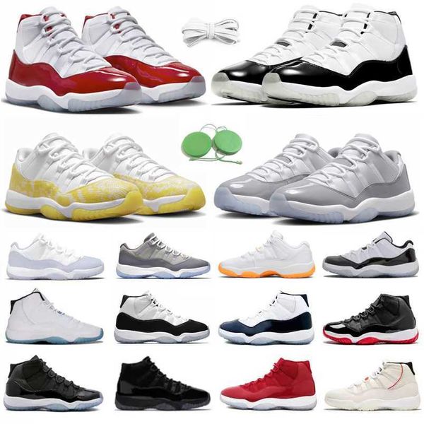 

11s mens 11 basketball shoes dmp cherry midnight navy cool cement grey citrus legend gamma unc blue bred snakeskin concord space jam men wom