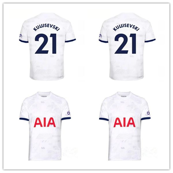 

new son 23 24 football jersey kulusevski richar per porro 2023 2024 romero goalkeeper gk football jersey spurs men's kids' soccer, Black;yellow