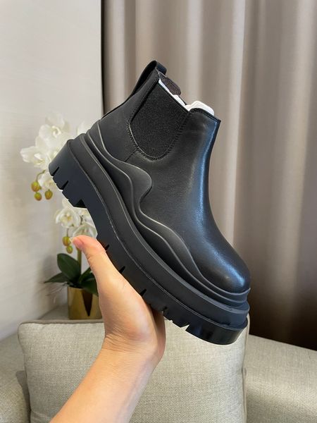 

women's designer boots knit stretch martin black leather wedge lace up round toe chunky heel leather cavalier women's ankle boots