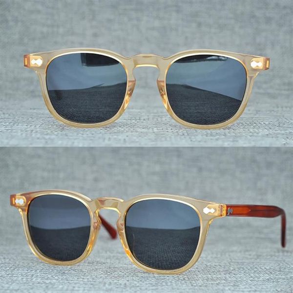 

sunglasses acetate polarized men women vintage nylon square sun glasses retro sunglass shades uv400 oculossunglasses3142, White;black