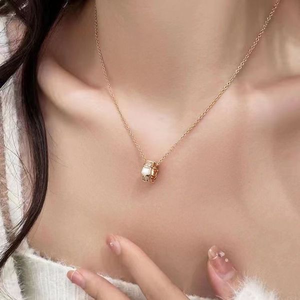 

luxury snake bone tassel pendant bracelets designer rings fashion titanium engraved pattern steel alloy stainless steel multi-color option p, Golden;silver