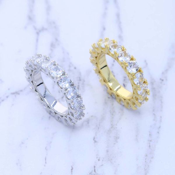 

big promotion luxury design finger ring paved full cz stone punk styles hip hop men ring for party jewelry wholesale, Silver